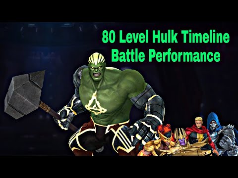 Hulk 80 Level Timeline Battle Guide With New Uniform - Marvel Future Fight