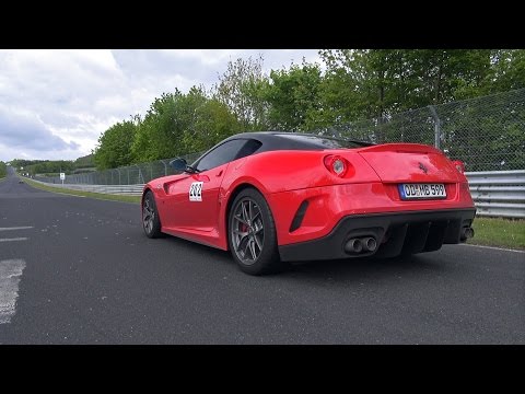 Ferrari 599 GTO - INSANE Downshifts & Accelerations!