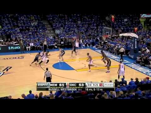 Grizzlies vs Thunder Western Conference Semi-Finals NBA Playoffs Game 1 HD