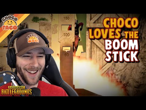 chocoTaco Loves the Boom Stick ft. Halifax - PUBG Duos Gameplay