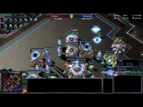 H5 Vindicta vs MCanning TvP G2 Cosmic Sapphire DreamHack SC2 2023 Atlanta no commentary