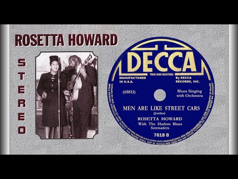 Rosetta Howard - Men Are Like Street Cars  1939 (STEREO)