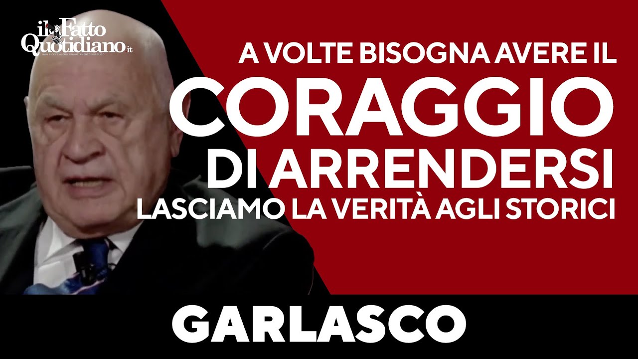 Nordio su Garlasco: "Bisogna avere il coraggio di arrendersi, lasciamo la verità agli storici"