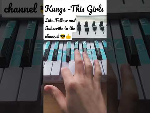 Kungs - This Girls - Piano Easy Tutorial for beginners #shorts #piano #easy #tutorial #youtubeshorts
