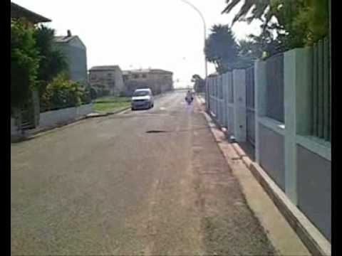 Roby in moto a decimoputzu