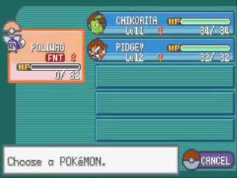Pokemon Liquid Crystal - Battle vs Leader Falkner