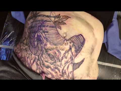 Max Rathbone    Double Coverup    Occult tattoo   Worthing UK