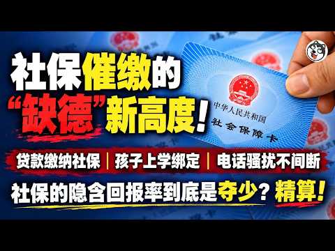 人社部要数据找人！贷款交社保、老师拿中考吓家长、十月一次补九个月、企业去雇佣化个人降档断缴、收今年的钱赔后三年税基、养老金结余28年见顶33年见底、社保是开给下一代的无抵押期票！