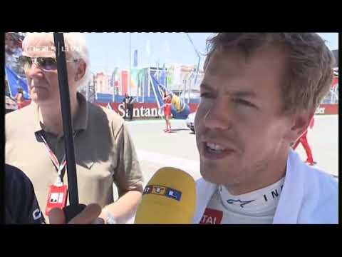 Sebastian Vettel in Startaufstellung Valencia 2012