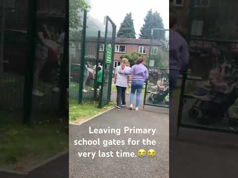 Leaving primary school gated for the last time 🕰️