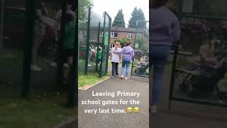 Leaving primary school gated for the last time 🕰️