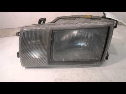 1986 Mercedes 300SDL Headlight / Head lamp LH OK SHAPE 126TYPE - mbiparts.com Used OEM Merced... OEM
