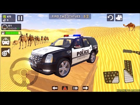 Police Cadillac Escalade - Offroad Jeep Police 4x4 Driving - Best Android Gameplay