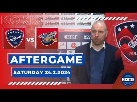 Hermes - K-Vantaa la 24.2.2024 | Valmentajien haastattelut