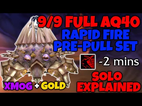 FULL Temple of Ahn'Qiraj Solo EXPLAINED (Hunter PoV) [Cataclysm Classic]