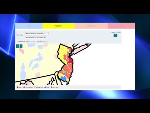 NJ & Tri–State Area COVID–19 Numbers