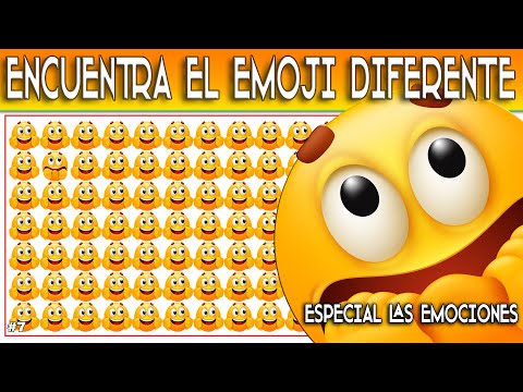 JUEGO De Las EMOCIONES 🌡 ENCUENTRA 🔎 LAS DIFERENCIAS ⭕❌ EMOJI DIFERENTE 🤪 Diferencias FÁCILES