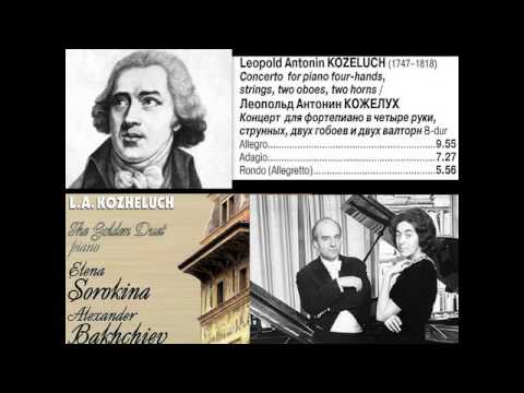 Leopold Kozeluch: Concerto for Piano 4 hands in B flat major, Alexander Bakhchiev and Elena Sorok