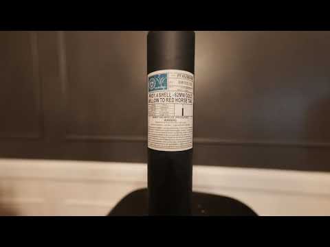 dominator PFX62BBHR 62mm gold willow to red horse tail