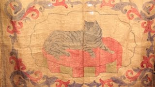 American Hook Rug Scrim, ca. 1880 | Web Appraisal | Palm Springs