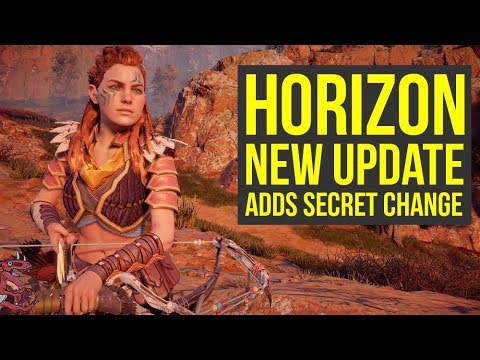 Horizon Zero Dawn New Update SECRETLY BUFFS IMPORTANT WEAPON (Horizon Zero Dawn 1.32 - Horizon 1.32) Video