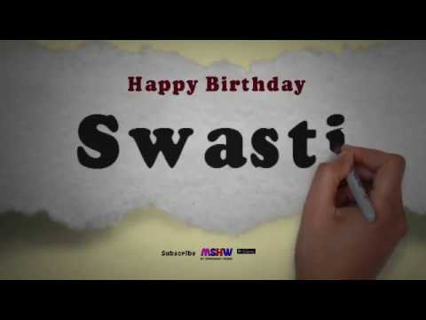 Happy Birthday Swasti | Whatsapp Status Swasti