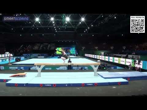 Jade Vansteenkiste. 2025 European Championships. Qual/TF. BB