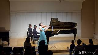 ブラームス ヴァイオリンソナタ第1番「雨の歌」　～"respect for"より～