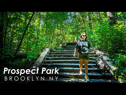 Walking in PROSPECT PARK | Brooklyn NYC Walking Tour through a part of Prospect Park | 4K Video