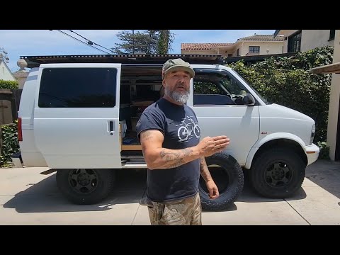 235/85R16 Falken Wildpeak AT3W "Pizza Cutter" Tires on a Lifted 4x4 Astro Van (32" tire)