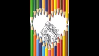 Motorcycle Coloring Pages  #childcoloring