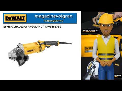 Шлифмашина угловая - болгарка сетевая DeWALT DWE4557 (DWE4557) Шлифмашина угловая - болгарка сетевая DeWALT DWE4557 (DWE4557)