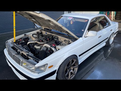 RB20ET Laurel gets aftermarket camshaft. Sounds rowdy!