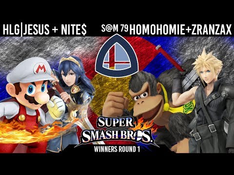 Sm4sh@Mines 79 - HLG|Jesus + Nite$ Vs. RRS|Zranzax + BEP|Homohomie - Doubles Winners Round 1