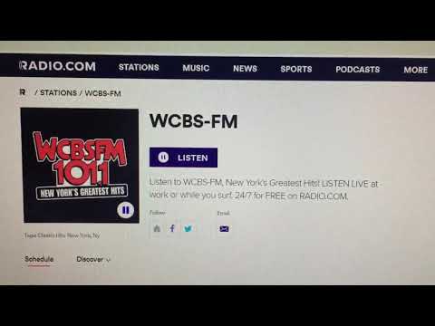 WCBS-FM/New York City, New York Legal ID - December 22, 2020