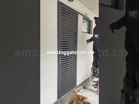 Sliding security gates #wrought iron #door