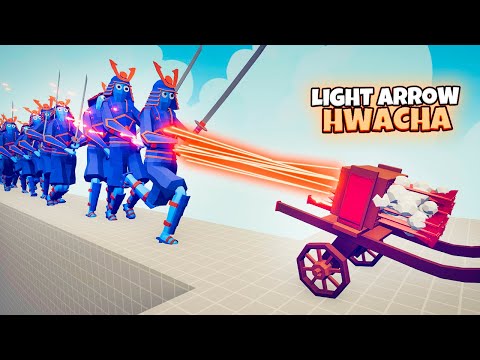 LIGHT ARROW HWACHA vs EVERY FACTION | TABS Totally Accurate Battle Simulator Gameplay