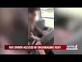Beat The Hell Out Of Him Oklahoma School Bus Driver Caught On Camera Egging On Fight Between Stud