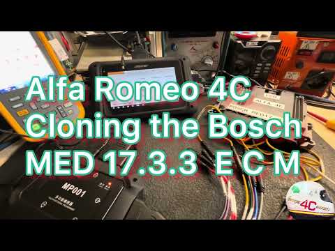 Alfa Romeo 4C Cloning the Bosch MED 17.3.3  E C M