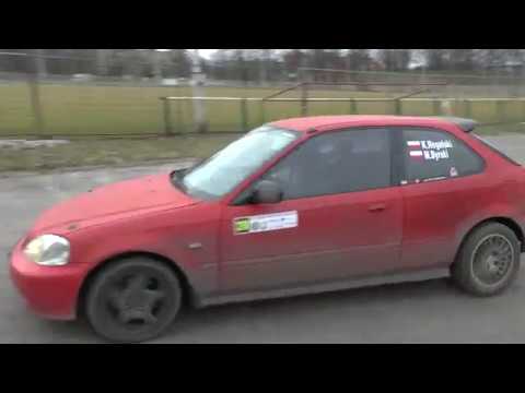 Szombierki Rally Cup Runda I - Kamil Rogalski / Mikołaj Byrski - Honda Civic