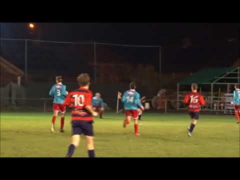 Herk FC B - BS Sport: doelpunt Jelle Michiels (0-1)