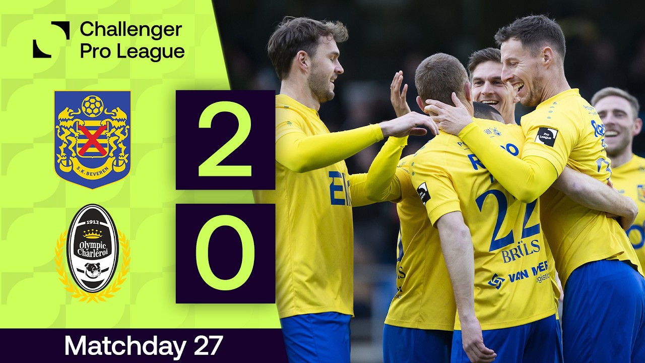 SK Beveren vs OC Charleroi Highlights