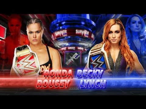 WWE 2K19 - RONDA ROUSEY VS BECKY LYNCH | Survivor Series