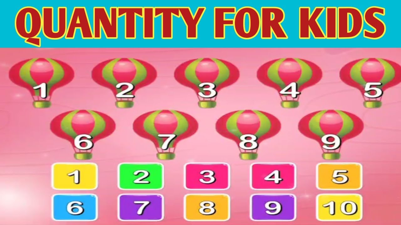 Count and write the Numbers for kids | Quantity | Worksheet for kindergarten