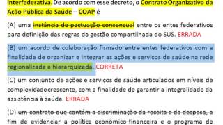 Questões de Provas Decreto 7.508/11