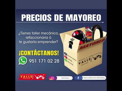 Los mejores precios a mayoristas solo los encuentras en Valle Racing.