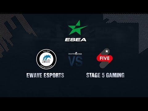 ESEA CS:GO Germany Open e-WAVE vs Stage 5 Gaming