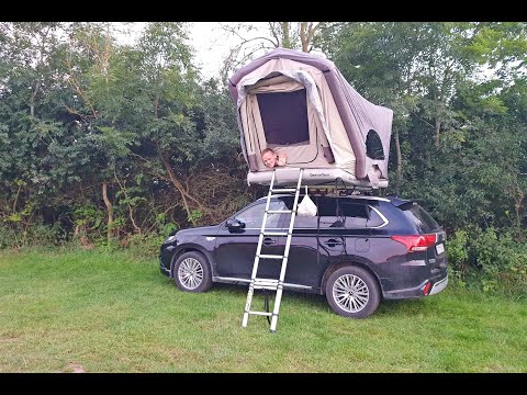 Dachzelt Urlaub auf Mitsubishi Outlander PHEV