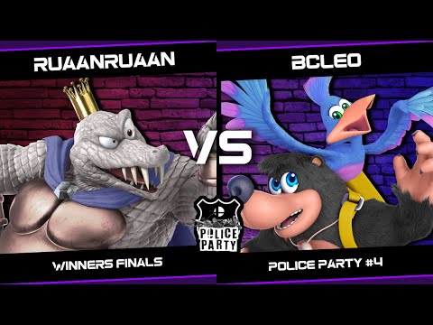 RuaanRuaan (Bayonetta/King K Rool) vs BCLeo (Banjo-Kazooie/Falco) - Police Party #4 - Winners Finals