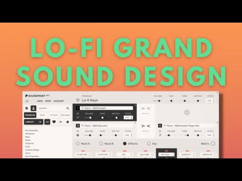 🚨FREE! Can Soundpaint turn a grand piano into lofi keys? | Library Walkthrough!